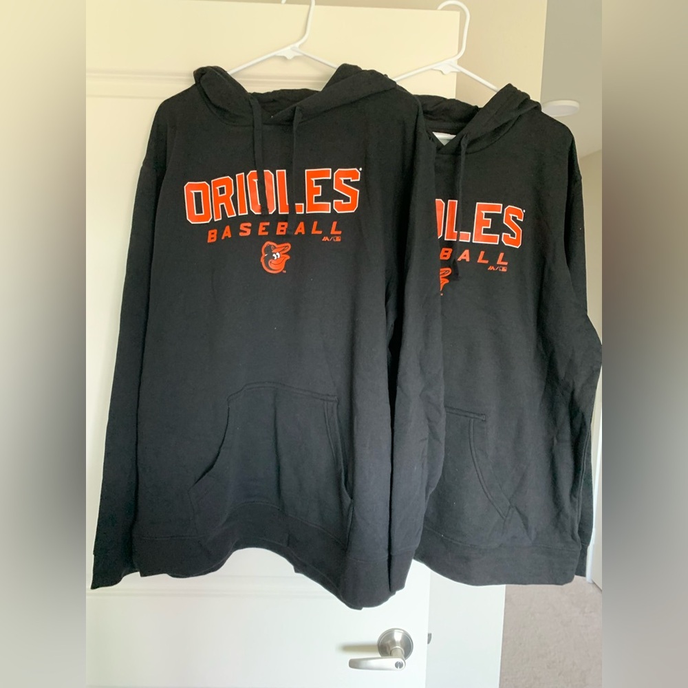 Orioles Black Baseball Hoodie NWOT 🌴 - Picture 8 of 8